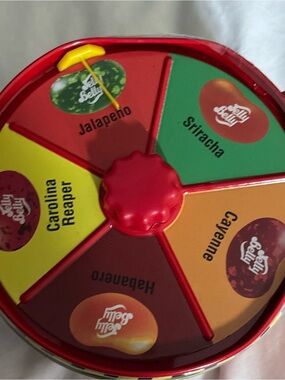 Jelly Belly Hot Pepper Spinner Game — Red & Multi-Color